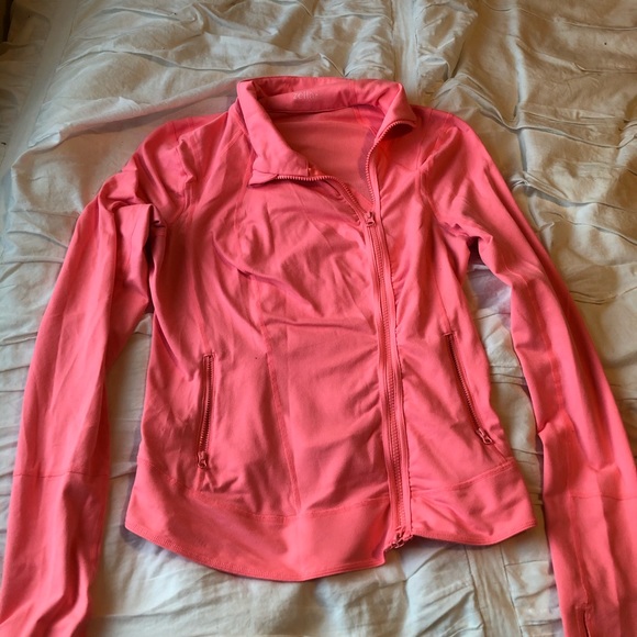 Bright pink athletic jacket- Zella - Picture 2 of 5